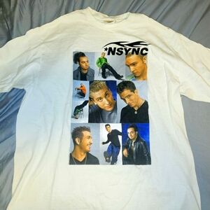 Vintage 1999 NSYNC World Tour T-shirt Size Large Winterland VTG 90s